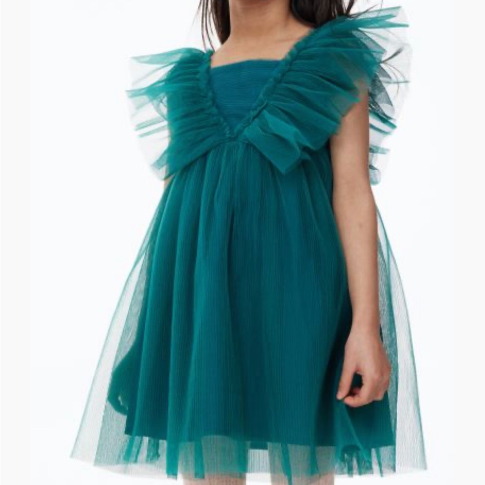 H&M Teal Kids Formal Dress - Picture 4 of 4